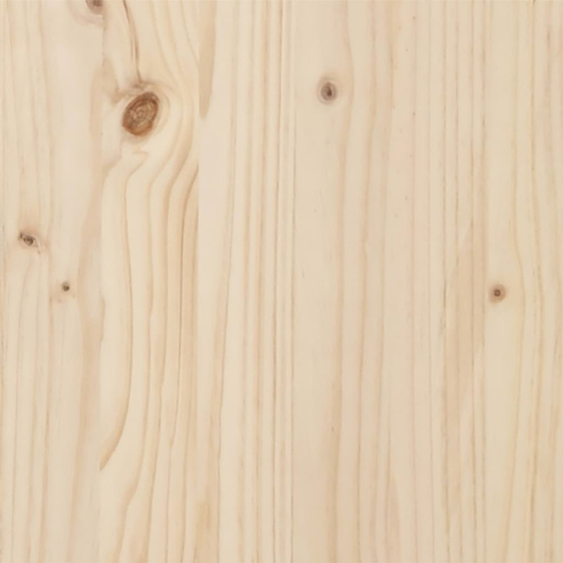 Produktbild för Sängram massivt trä 140x190 cm