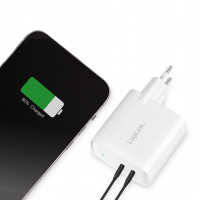 Produktbild för USB-laddare 2 x USB-C PD 40W GaN