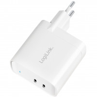 Produktbild för USB-laddare 2 x USB-C PD 65W GaN