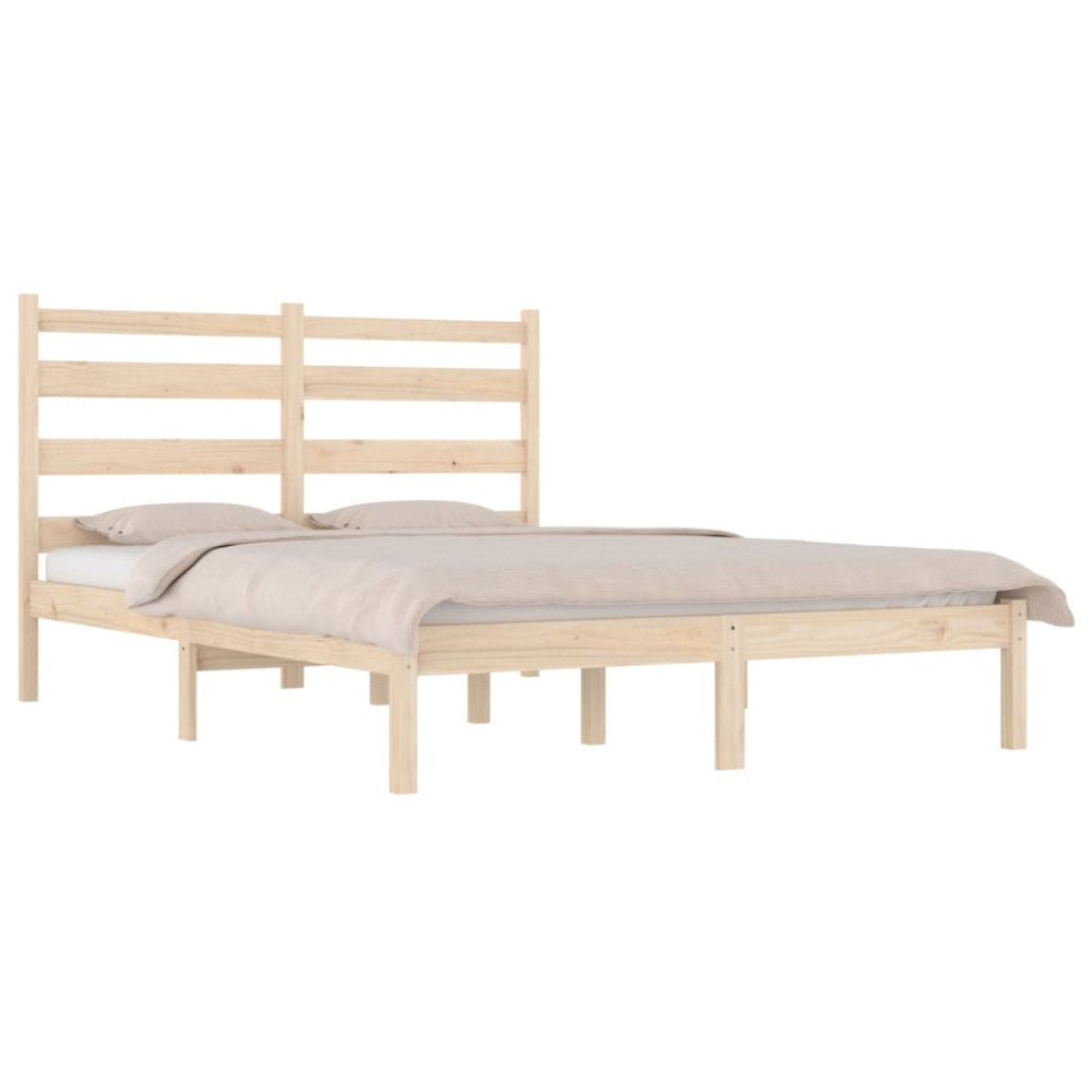 Produktbild för Sängram massiv furu 120x190 cm