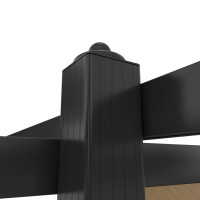 Produktbild för Paviljong med infällbart tak 4x3 m taupe