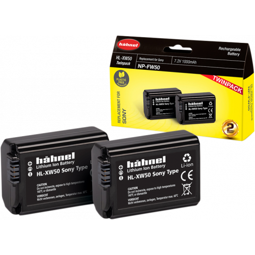 HÄHNEL Hähnel Battery Sony HL-XW50 / NP-FW50 Twin Pack