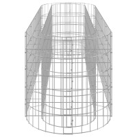 Produktbild för Planteringsgabion galvaniserat järn 190x50x50 cm