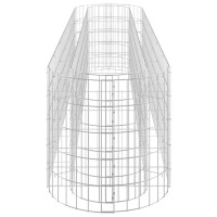 Produktbild för Planteringsgabion galvaniserat järn 260x50x50 cm