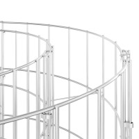 Produktbild för Planteringsgabion galvaniserat järn 330x50x50 cm