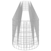 Produktbild för Planteringsgabion galvaniserat järn 470x50x50 cm