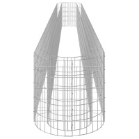 Produktbild för Planteringsgabion galvaniserat järn 540x50x50 cm