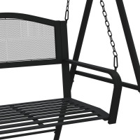 Produktbild för Hammock 124 cm svart stål