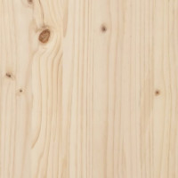 Produktbild för Sängram massivt trä 140x200 cm