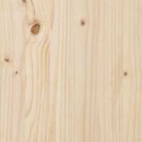 Miniatyr av produktbild för Sängram massivt trä 135x190 cm
