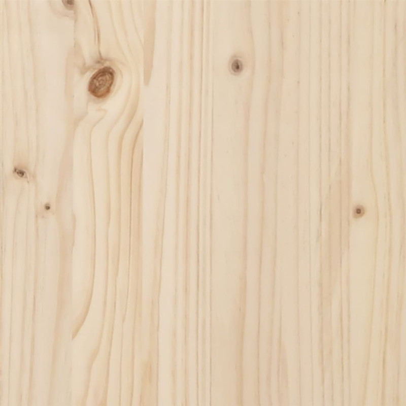 Produktbild för Sängram massivt trä 135x190 cm