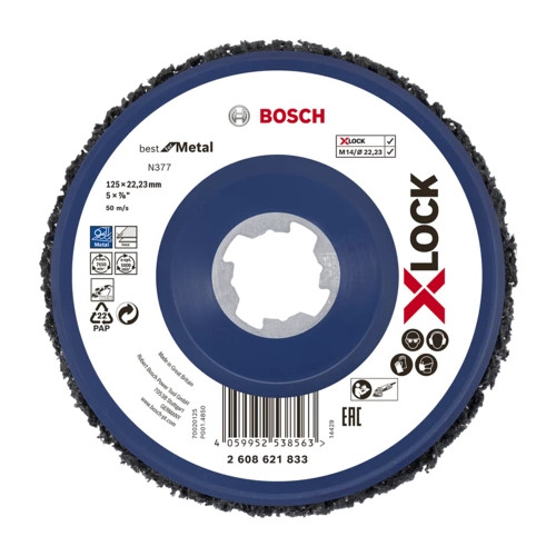 Bosch Powertools Bosch GROVRENGØRER X-LOCK 125X22MM