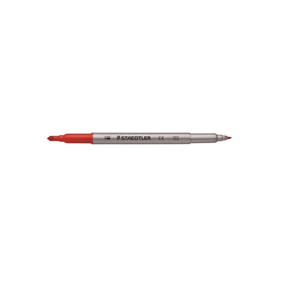 Produktbild för STAEDTLER - märkpenna med dubbel spets - blandfärger (paket om 72)