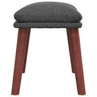 Produktbild för Fotpall mörkgrå 45x29,5x35 cm tyg