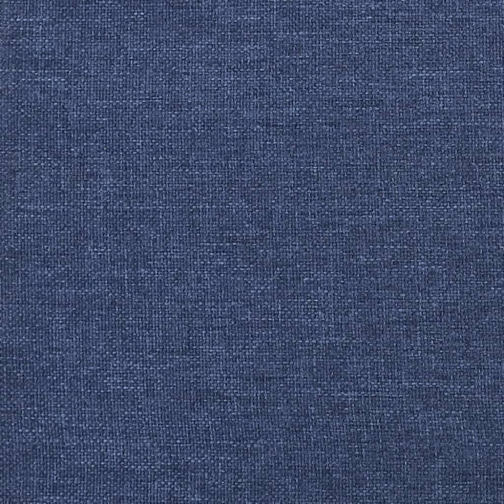 Produktbild för Fotpall blå 45x29,5x35 cm tyg
