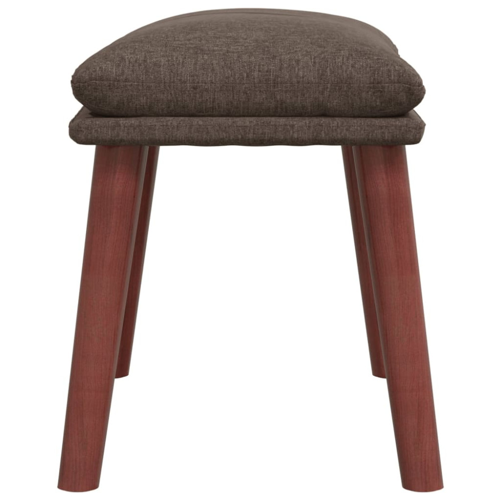 Produktbild för Fotpall taupe 45x29,5x35 cm tyg