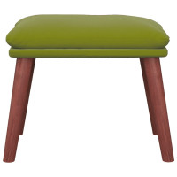Produktbild för Fotpall ljusgrön 45x29,5x35 cm sammet