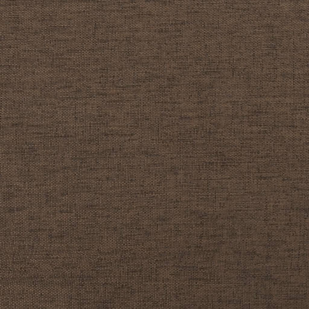 Produktbild för Fotpall brun 45x29,5x35 cm tyg och konstläder