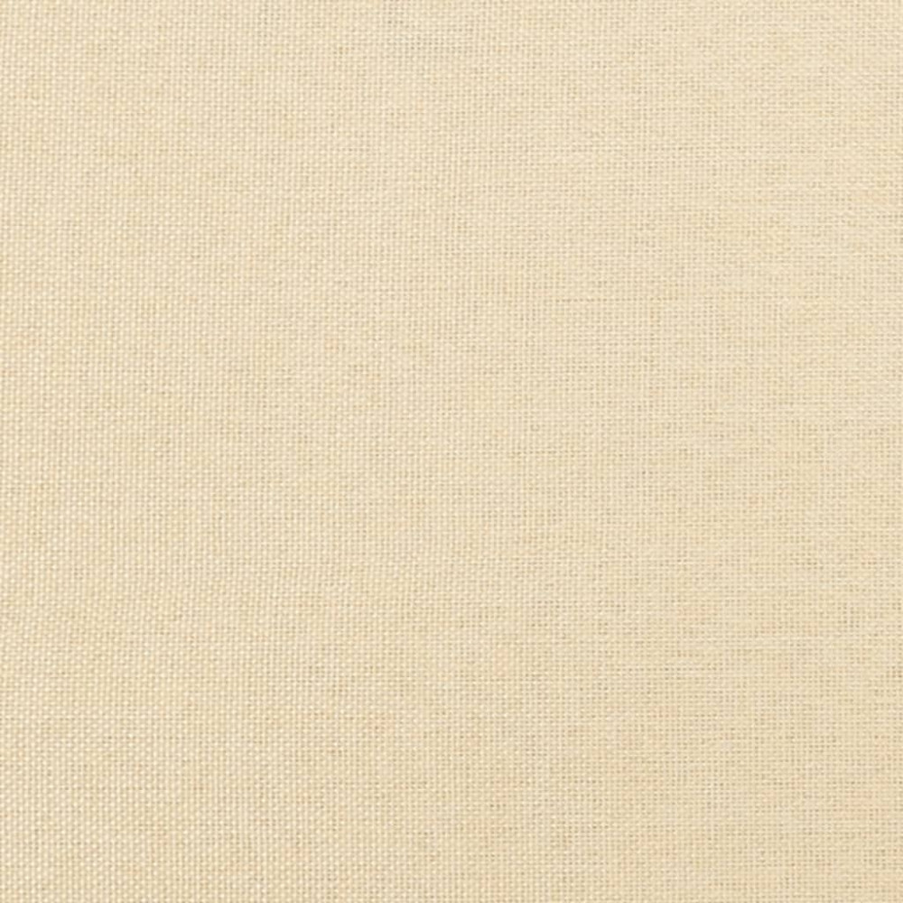 Produktbild för Fotpall gräddvit 45x29,5x35 cm tyg