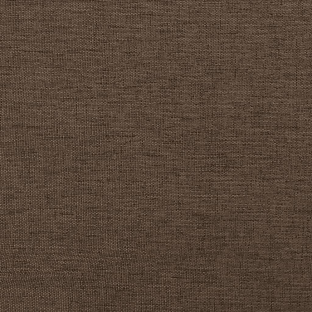 Produktbild för Fotpall brun 45x29,5x35 cm tyg
