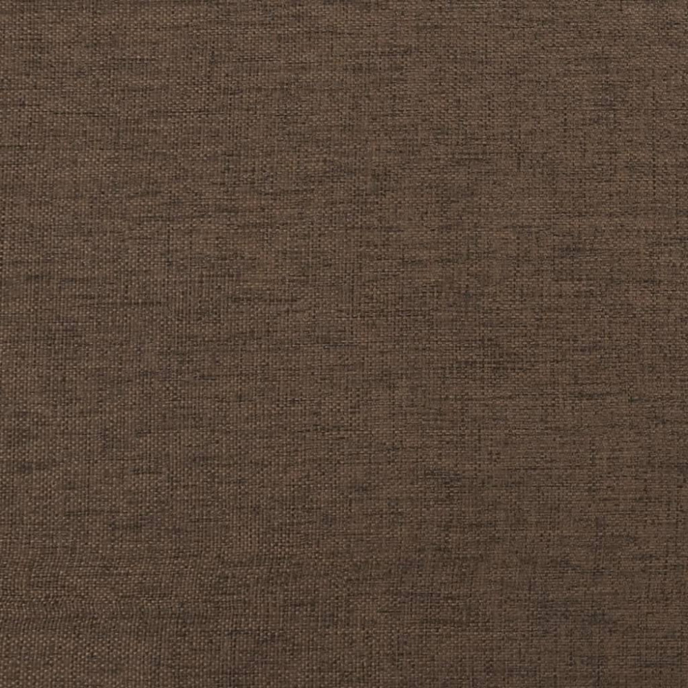 Produktbild för Fotpall brun 45x29,5x35 cm tyg och konstläder
