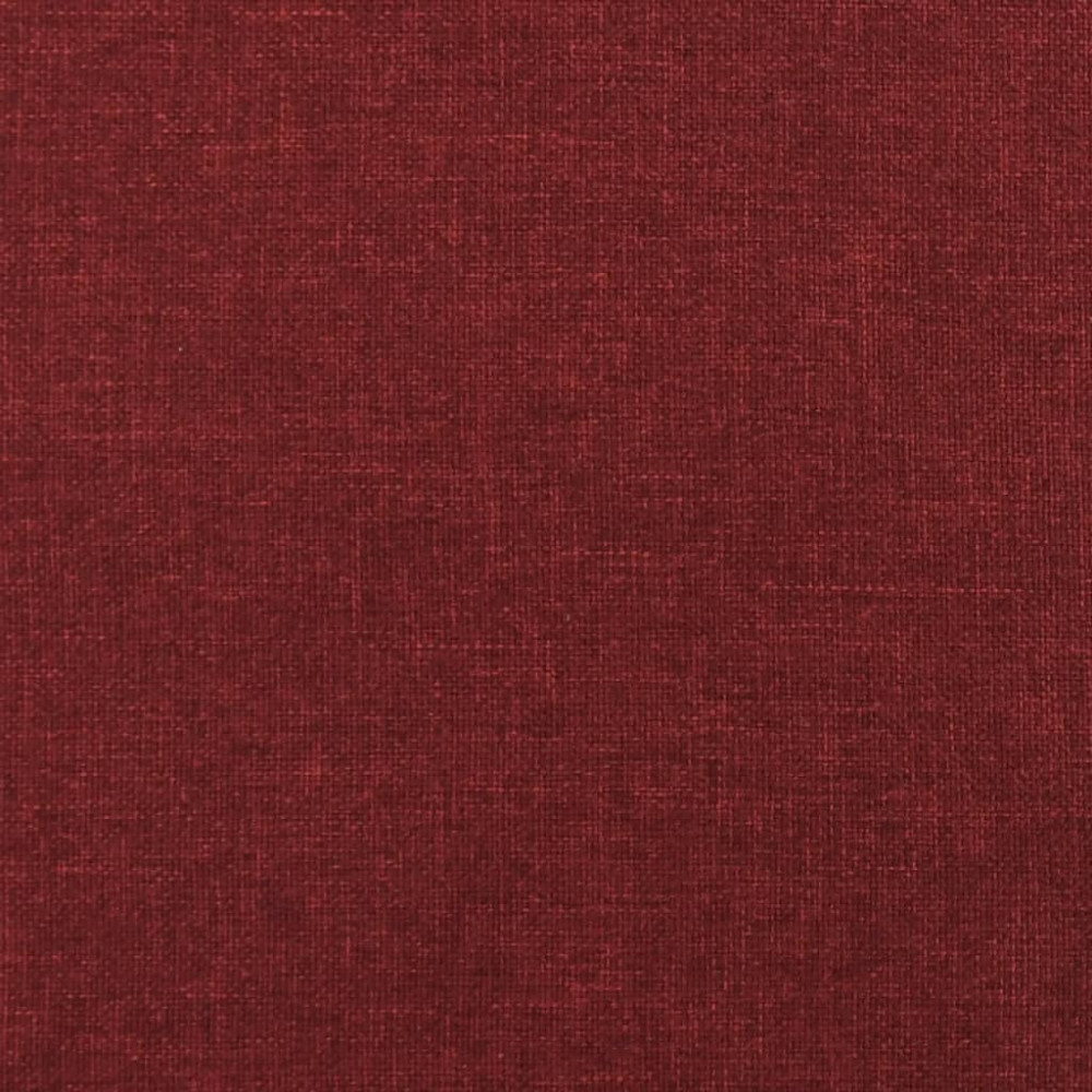 Produktbild för Fotpall vinröd 45x29,5x35 cm tyg och konstläder