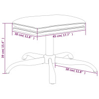 Produktbild för Fotpall rosa 60x60x36 cm sammet