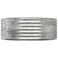 Produktbild för Odlingslåda galvaniserat stål 322x100x36 cm silver