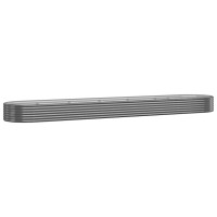 Produktbild för Odlingslåda galvaniserat stål 507x100x36 cm antracit