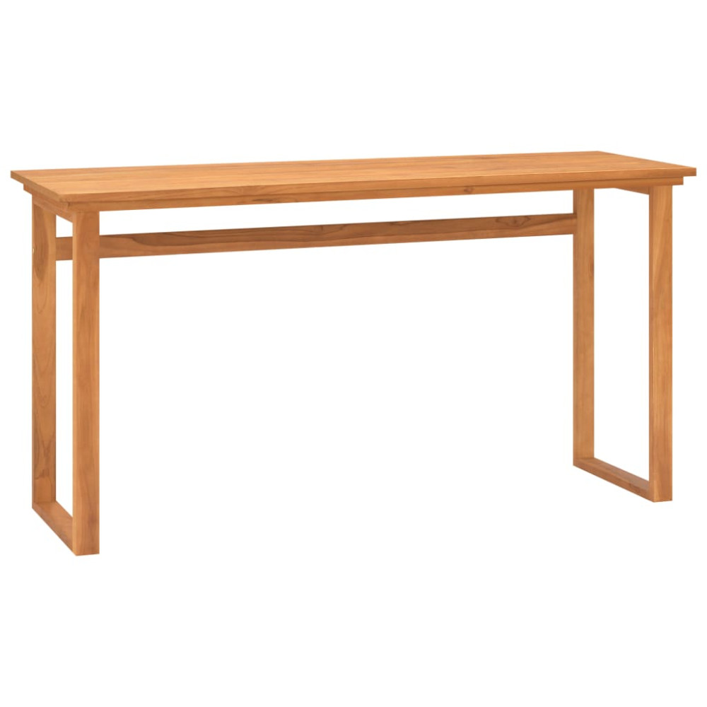 Produktbild för Skrivbord 120x45x75 cm massiv teak