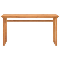 Produktbild för Skrivbord 120x45x75 cm massiv teak