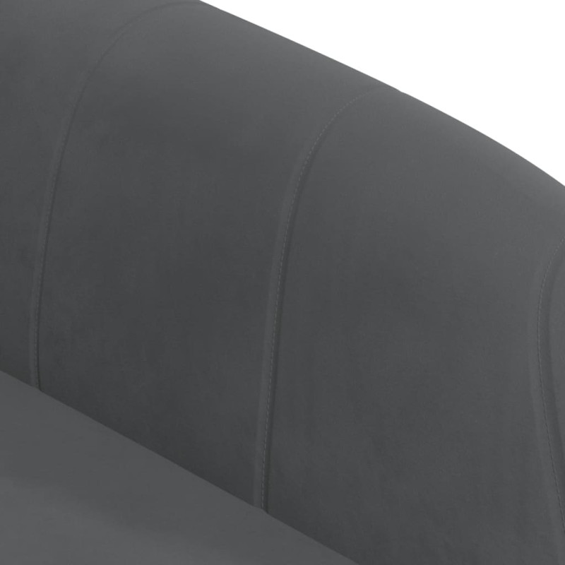 Produktbild för Barstolar 2 st mörkgrå sammet