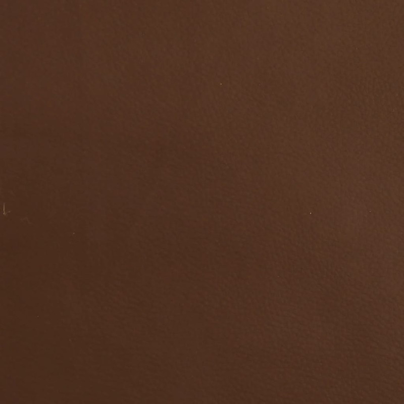 Produktbild för Fotpall brun 45x29,5x35 cm glansig konstläder