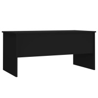 Miniatyr av produktbild för Soffbord svart 102x50,5x46,5 cm konstruerat trä