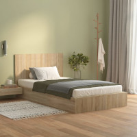 Produktbild för Sänggavel sonoma-ek 120x1,5x80 cm konstruerat trä
