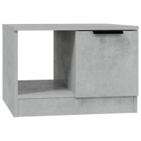 Produktbild för Soffbord betonggrå 50x50x36 cm konstruerat trä