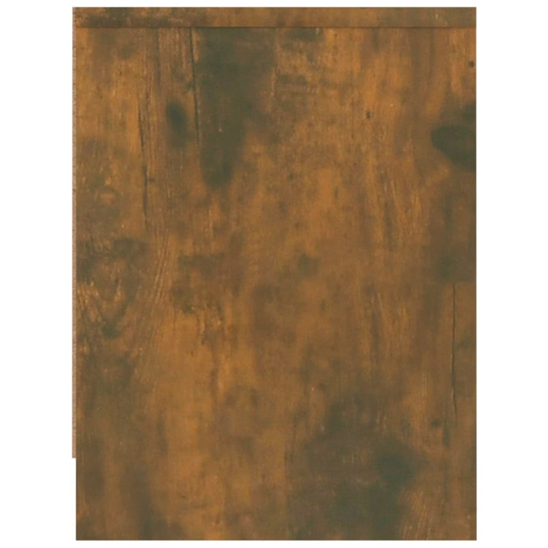 Produktbild för Sängbord 2 st rökfärgad ek 40x30x40 cm konstruerat trä