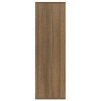Produktbild för Bokhylla brun ek 98x29x97,5 cm