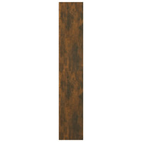 Produktbild för Bokhylla rökfärgad ek 36x30x171 cm konstruerat trä