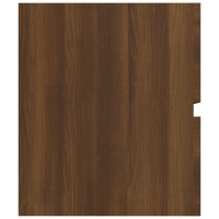 Miniatyr av produktbild för Handfatsskåp brun ek 90x38,5x45 cm konstruerat trä