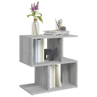 Produktbild för Sängbord 2 st grå sonoma 50x30x51,5 cm konstruerat trä