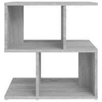 Produktbild för Sängbord 2 st grå sonoma 50x30x51,5 cm konstruerat trä