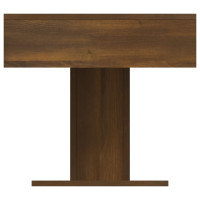 Produktbild för Soffbord brun ek 96x50x45 cm konstruerat trä