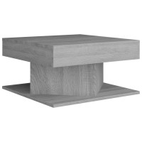 Produktbild för Soffbord grå sonoma 57x57x30 cm konstruerat trä