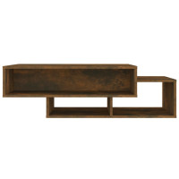 Produktbild för Soffbord rökfärgad ek 105x55x32 cm konstruerat trä