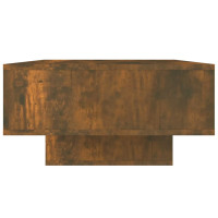 Produktbild för Soffbord rökfärgad ek 105x55x32 cm konstruerat trä