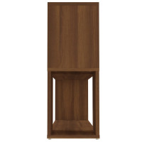 Produktbild för Bokhylla brun ek 100x24x63 cm konstruerat trä