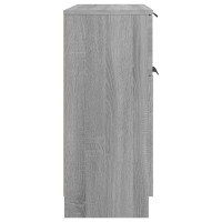 Produktbild för Byrå grå sonoma 60x30x70 cm konstruerat trä