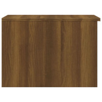 Produktbild för Soffbord brun ek 50x50x36 cm konstruerat trä
