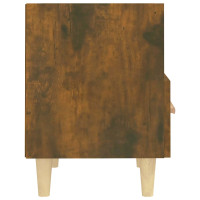 Produktbild för Sängbord 2 st Rökfärgad ek 40x35x47 cm